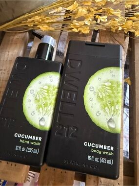 DWELL212 Cucumber Body & Hand Wash Duo -